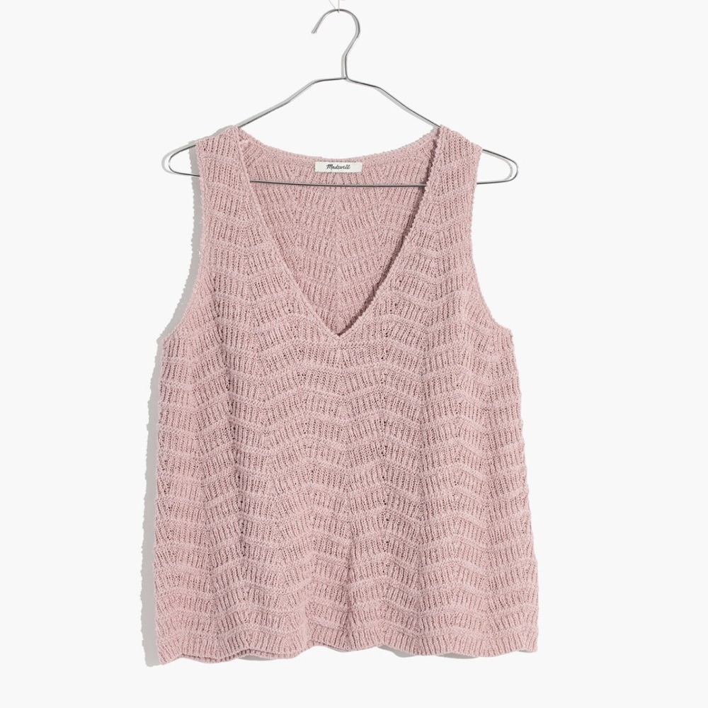 Madewell Crocheted Sweater Top